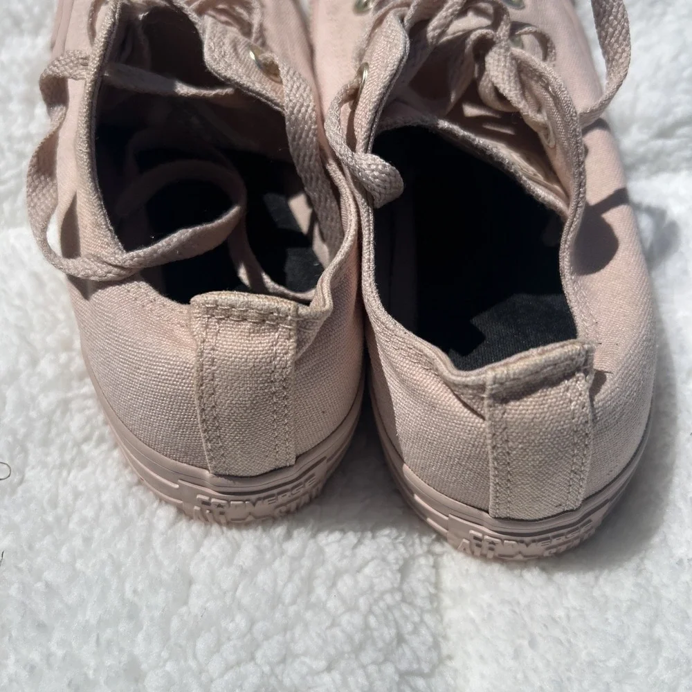 Converse All Star Canvas Low Top Pink Gold Women's‎ Size US 7.5